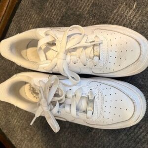 Nike Air Force 1 Low – White Sneakers – Size 5.5Y